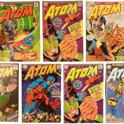 7-The Atom DC Comic Lot