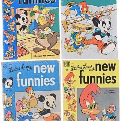 Sale Photo Thumbnail #366: 4-Dell 10c Vintage Comics