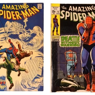 2-1969 Amazing Spider-Man #74 & #75