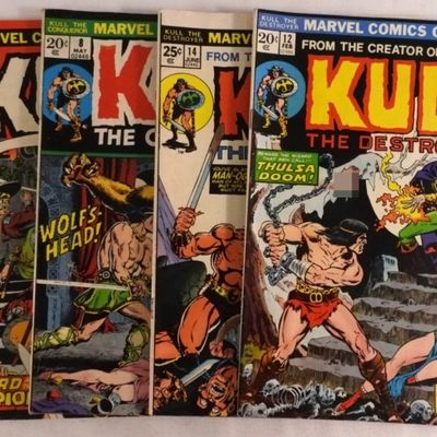 Sale Photo Thumbnail #347: (4) Kull The Conqueror / The Destroyer