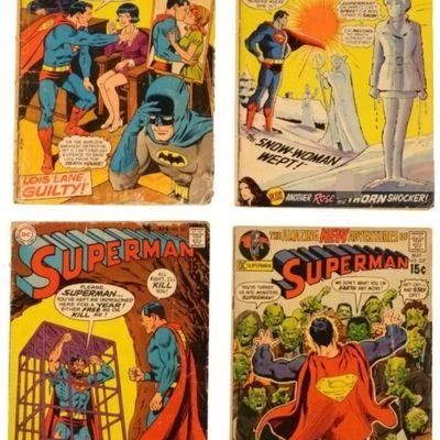 4-DC 15c Comic Lot