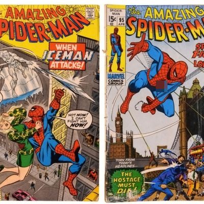 Sale Photo Thumbnail #291: (2) Amazing Spider-Man #92 & #95 Marvel 1971