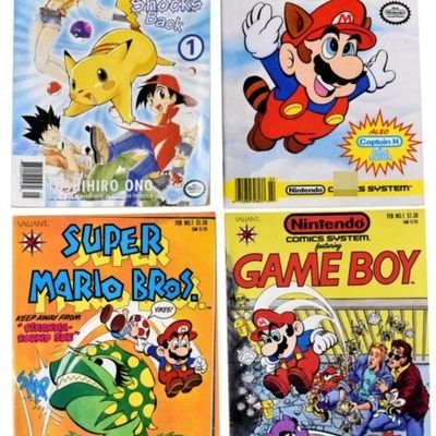 Sale Photo Thumbnail #201: (3) Nintendo Comics System SUPER MARIO