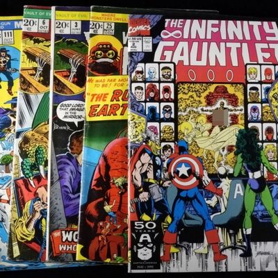 Sale Photo Thumbnail #320: (5) Marvel Mixed Comic Lot