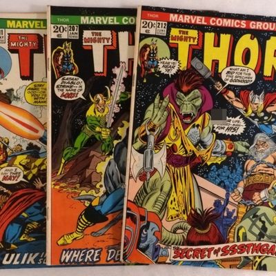 Sale Photo Thumbnail #346: (3) The Mighty Thor