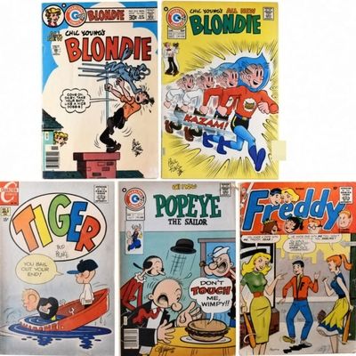 Sale Photo Thumbnail #184: 5-Vtg Charlton Comics