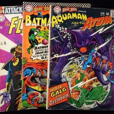 Sale Photo Thumbnail #299: 3- DC 12c Vintage Comics 1960s