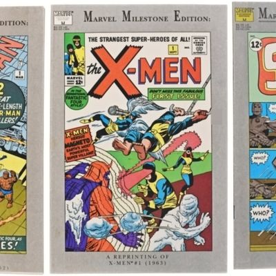 Sale Photo Thumbnail #394: 3-Marvel Milestone Edition: #1 X-Men,