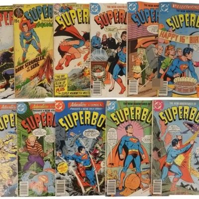 Sale Photo Thumbnail #217: 11-Superboy DC Comic Lot