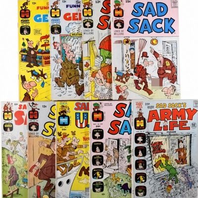 Sale Photo Thumbnail #171: 9-Sad Sack Harvey Comics