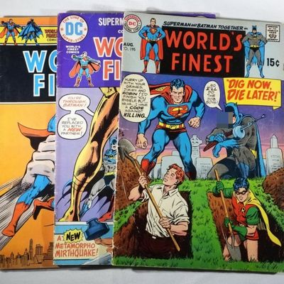 Sale Photo Thumbnail #345: (3) DC Worlds Finest Comic Lot