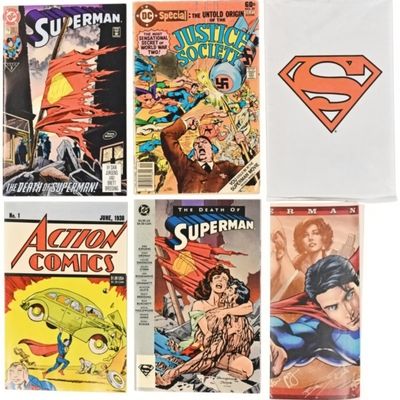 Sale Photo Thumbnail #388: Superman Comic Lot: The Birth & Death
