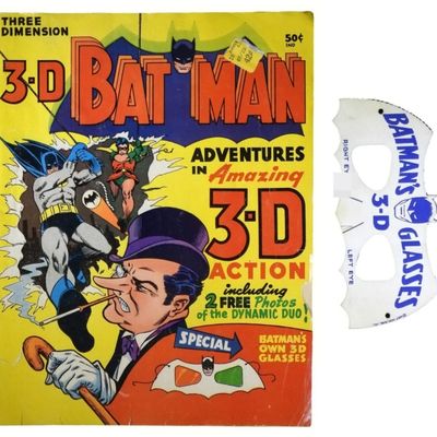 Sale Photo Thumbnail #151: 3-D Batman 1966 Comic w/Glasses