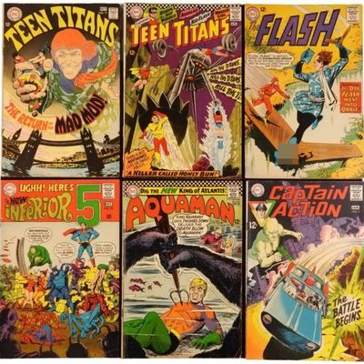 6-Silver Age DC Comic Lot