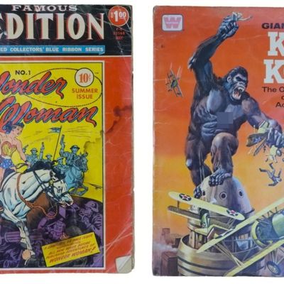 Sale Photo Thumbnail #156: (2) Giant Classics; King Kong & Wonder Woman