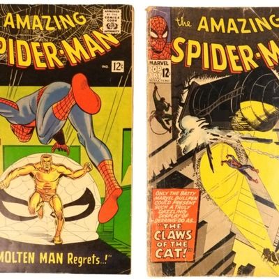1965 #30 & 1966 #35 Spider-Man
