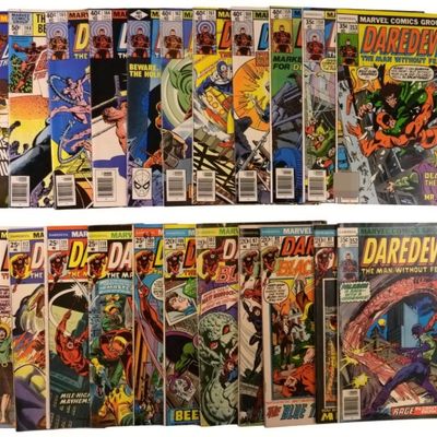 Sale Photo Thumbnail #108: 22-Marvel Daredevil Comics