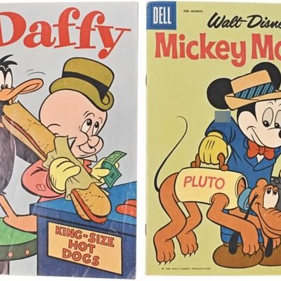 Sale Photo Thumbnail #351: 2-Dell 10c Vintage Comics