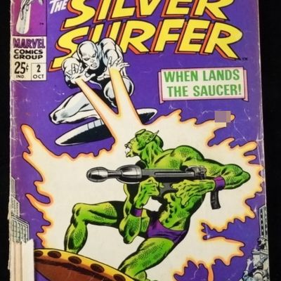 Sale Photo Thumbnail #304: The Silver Surfer #2 Marvel Comic 1968