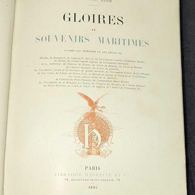 1895 Maurice Loir Gloires Et Souvenirs Maritimes
