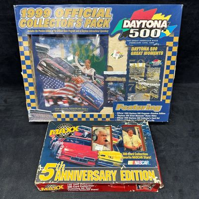 NASCAR Daytona 500 Collector Pack And MAXX 5th Anniversary Card Collection Lot