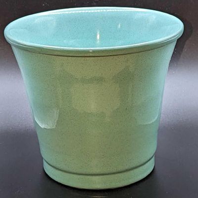 Vintage Turquoise Ceramic Planter