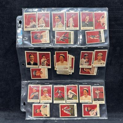 Reproduction Cracker Jack Baseball Card Collection Including Joe Jackson And Ty Cobb