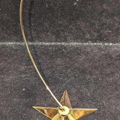 24K Goldplated Dept 56 Metal Ornament Hanger