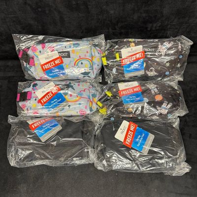 Pack It Freeze Me Freezable Snack Lunch Box Set Six