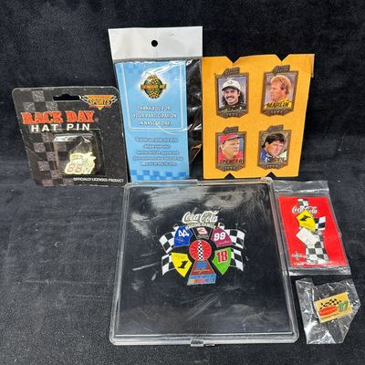 NASCAR Lapel Pin Collection Coca Cola Race Hat Pins