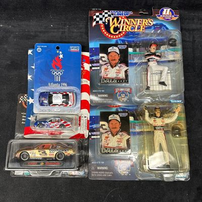 Dale Earnhardt NASCAR Winners Circle And Die Cast Collectibles Group