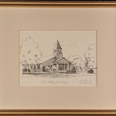 Limited Edition M. Lemieux Whiting Field Chapel Print