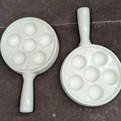 2 Cordon Bleu BIA Escargot Plates With 6 Wells