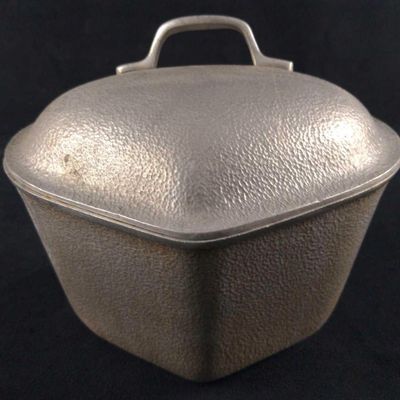 Vintage Silver Seal Aluminum Dutch Oven Pot  B