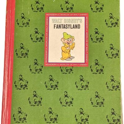 Vintage Walt Disneys Fantasyland Hardcover