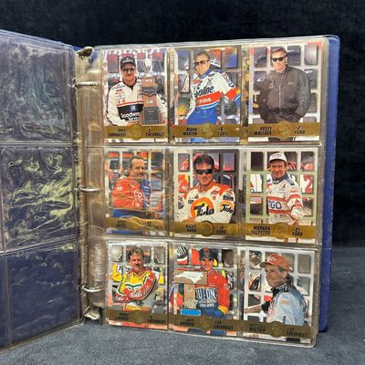 NASCAR Racing Trading Card Binder Collection 1990s Press Pass