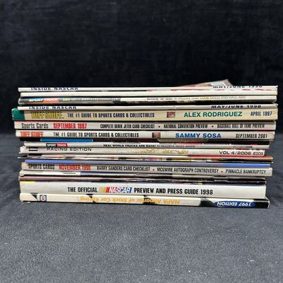 Sports Magazines NASCAR Racing Tuff Stuff Past Retired Issues