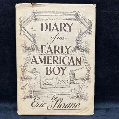 Signed and Illustrated Diary of an Early American Boy Noah Blake 1805 by Eric Sloane