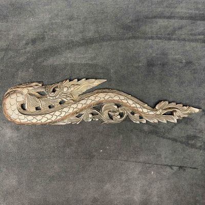 Carved Wooden Dragon Wall Plaque Wood Art Decor