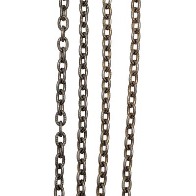 SIlver Tone Oval Link Chain Necklace
