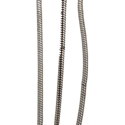 Italy Sterling Silver Snake Chain Necklace
