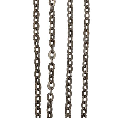 Silver Tone Rolo Chain Necklace