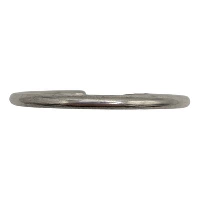 Mexico Sterling Silver Solid Rounded Cuff Bracelet