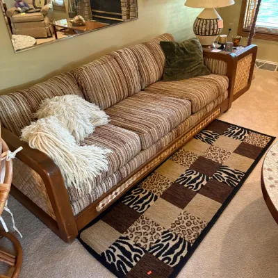 Sale Photo Thumbnail #9: MCM sofa and end table