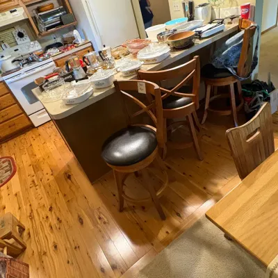 Sale Photo Thumbnail #32: swivel bar stools