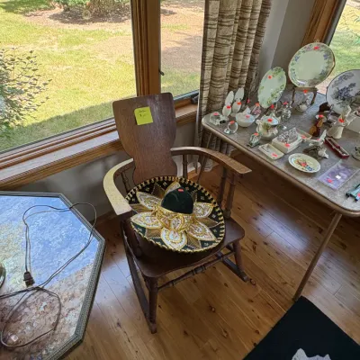 Sale Photo Thumbnail #24: antique oak rocker