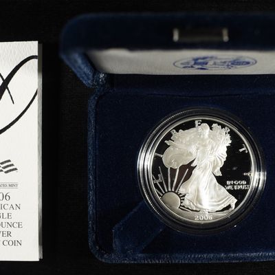 Sale Photo Thumbnail #244: 2006-W AMERICAN SILVER EAGLE PROOF