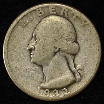 Sale Photo Thumbnail #165: 1932-D WASHINGTON QUARTER G/VG