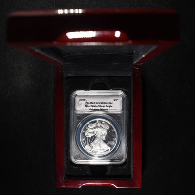 Sale Photo Thumbnail #247: 2009 ASE PROOFED OVERSTRIKE PRIVATELY MINTED