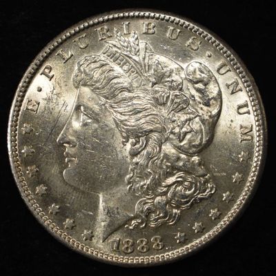 Sale Photo Thumbnail #180: 1888-S MORGAN DOLLAR CH BU